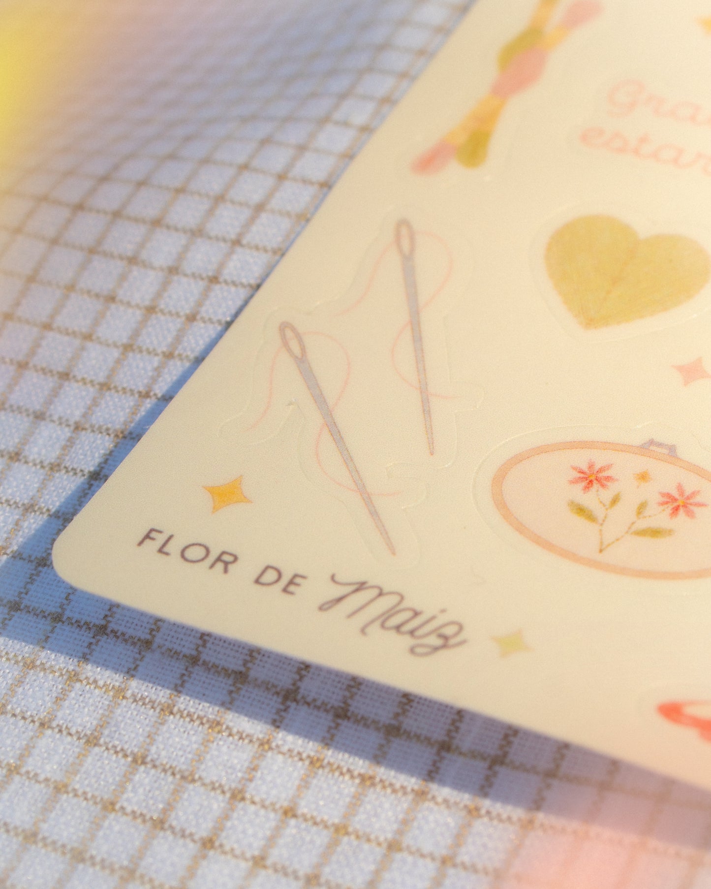 Planilla de stickers | Gracias por estar aquí