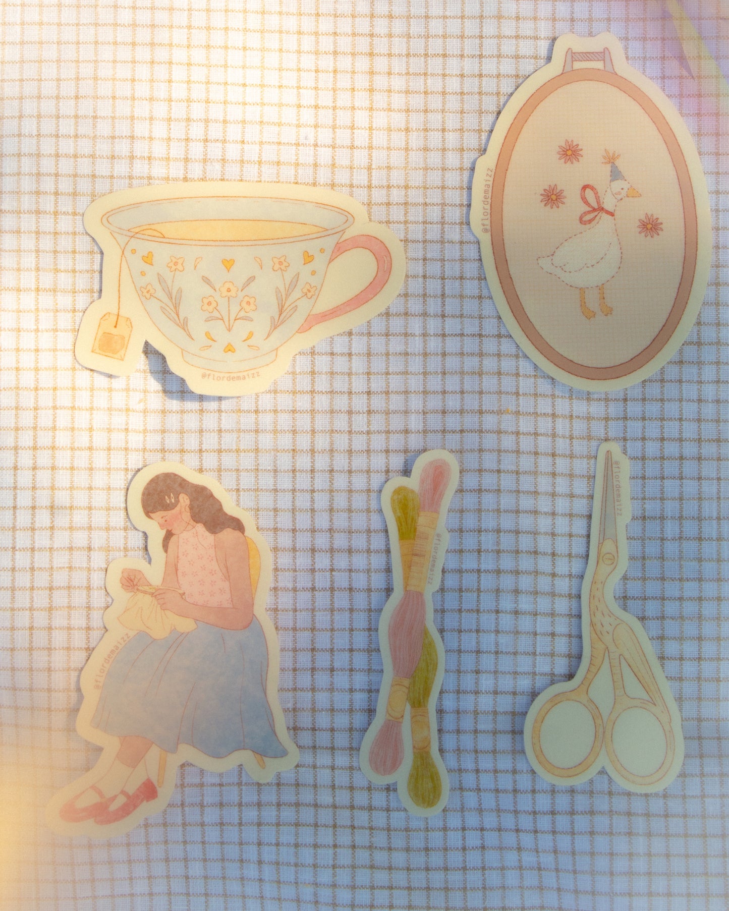 Stickers | Charms de bordado