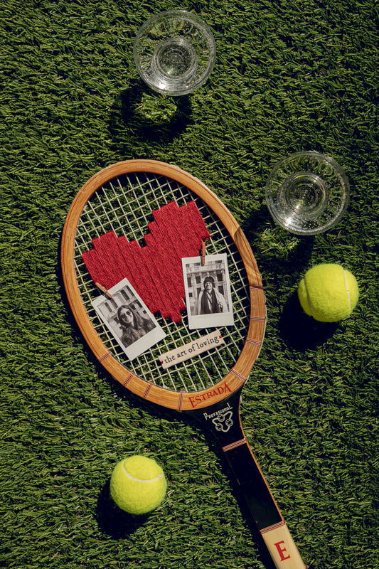 Raqueta bordada | the art of loving (Edición limitada)